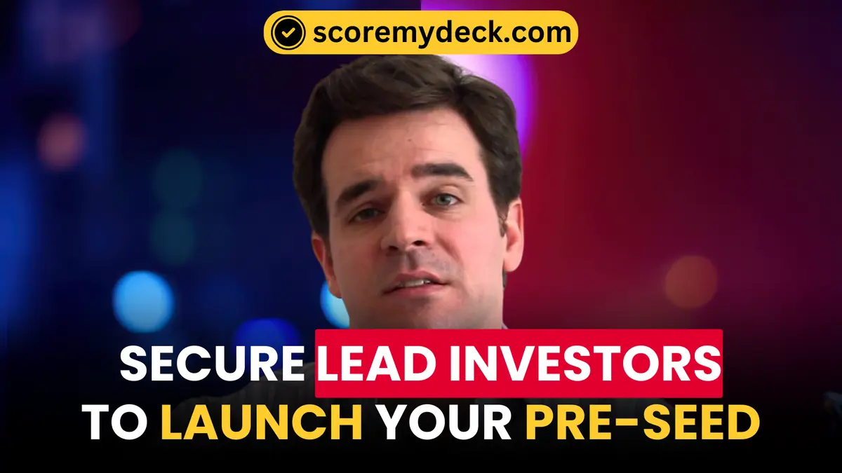 How to Find Lead Investors and Secure Funding for Your Pre-Seed Round